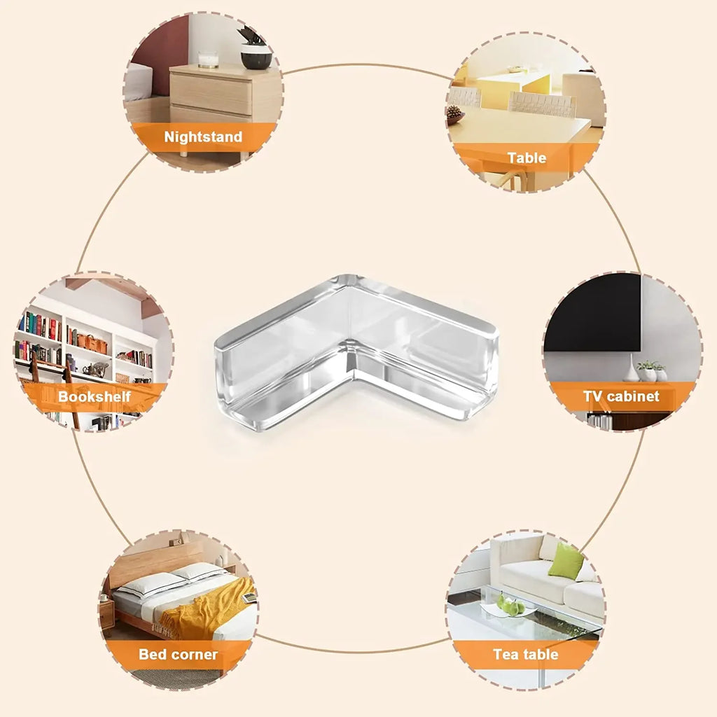 5 Coins de protections d'angle en silicone