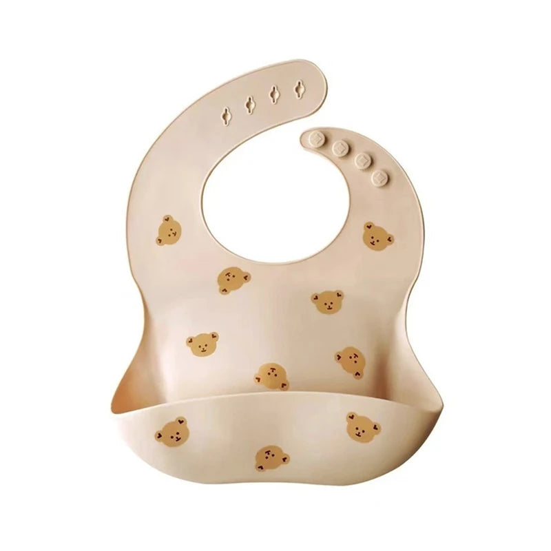 Bavoir Réglable en Silicone – Confort et Propreté au Quotidien