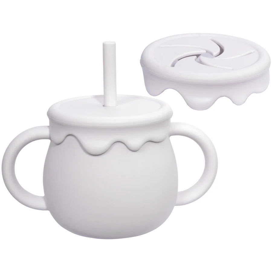 Gobelet d’apprentissage pour bébé – tasse anti-fuite et boîte à collation portable